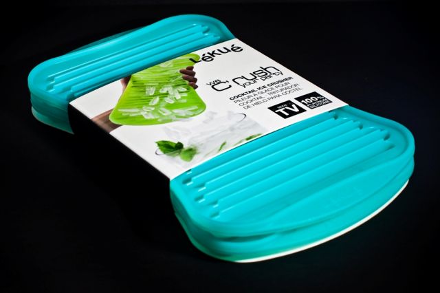 Lékué® C'rush koktéljég-készítő SZETT, szilikon, türkizkék színben
